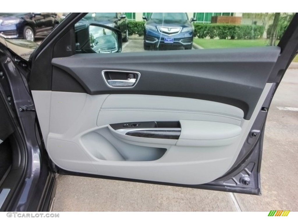 2018 Acura TLX V6 Advance Sedan Graystone Door Panel Photo #121788648