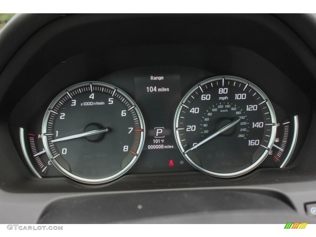 2018 Acura TLX V6 Advance Sedan Gauges Photo #121789014