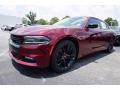 2017 Octane Red Dodge Charger SXT  photo #1