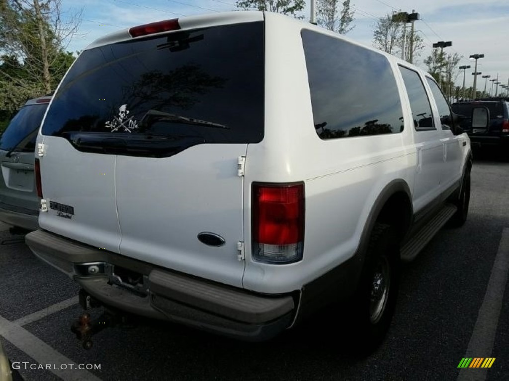 2000 Excursion Limited 4x4 - Oxford White / Medium Parchment photo #3