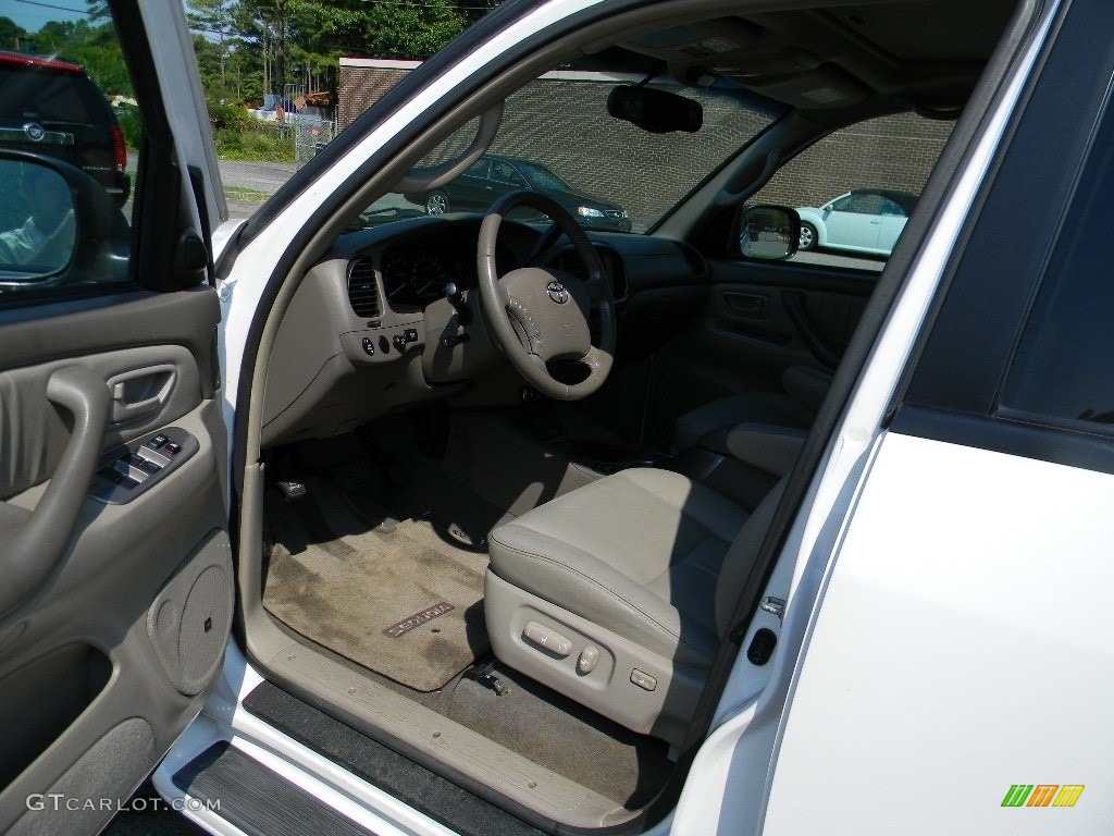2006 Sequoia Limited - Natural White / Taupe photo #16
