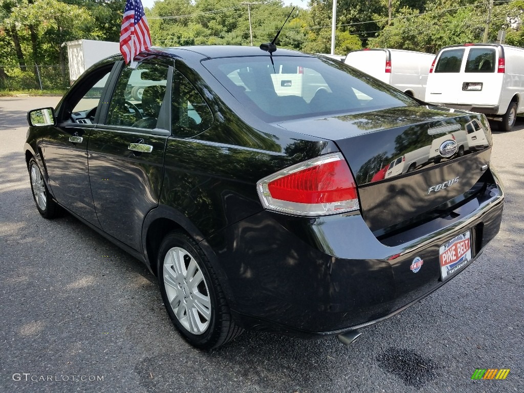 2010 Focus SEL Sedan - Ebony Black / Charcoal Black photo #5