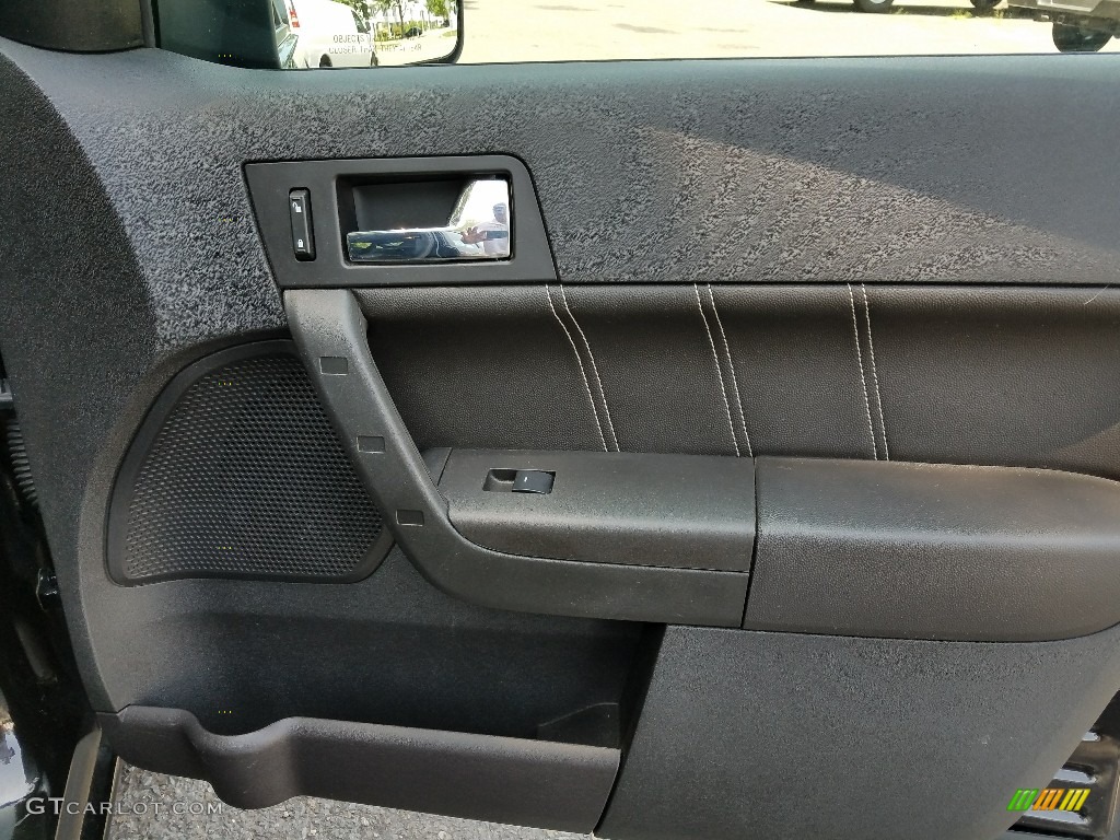 2010 Focus SEL Sedan - Ebony Black / Charcoal Black photo #10