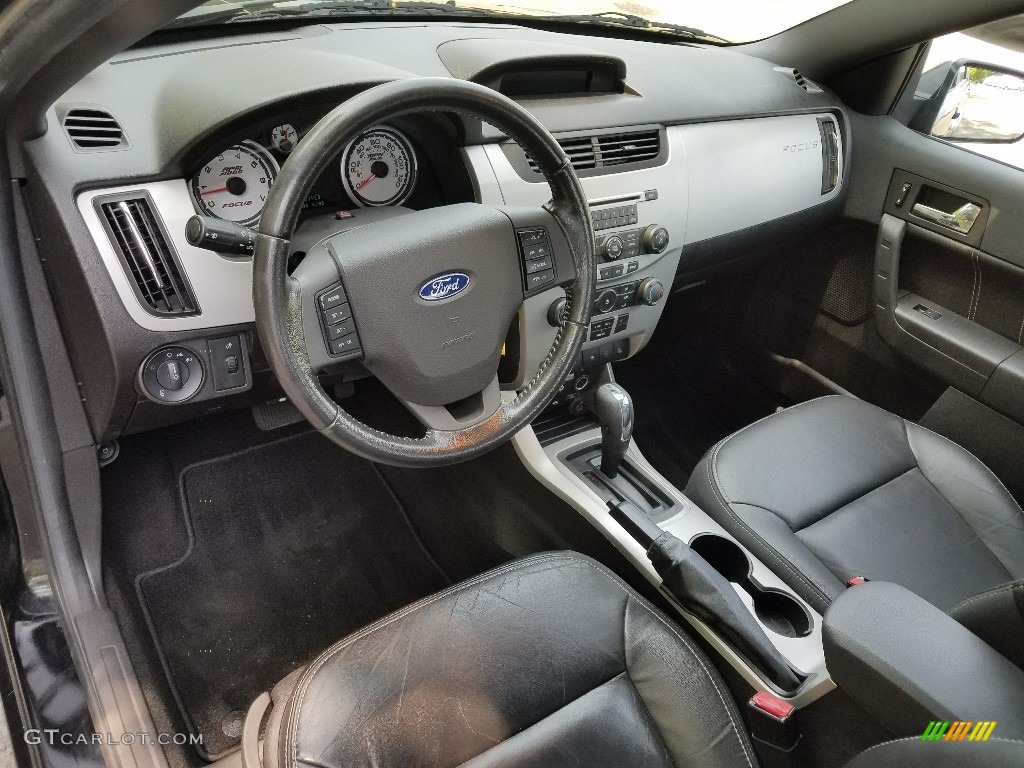 2010 Focus SEL Sedan - Ebony Black / Charcoal Black photo #14