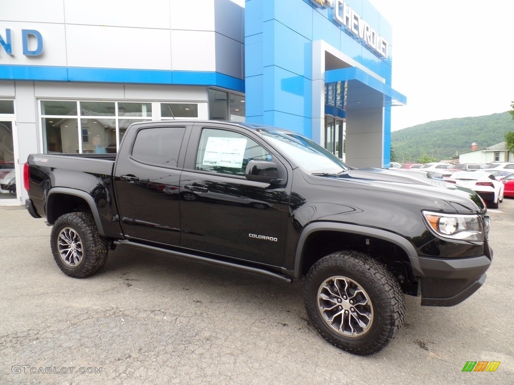 Black 2017 Chevrolet Colorado ZR2 Crew Cab 4x4 Exterior Photo #121793260