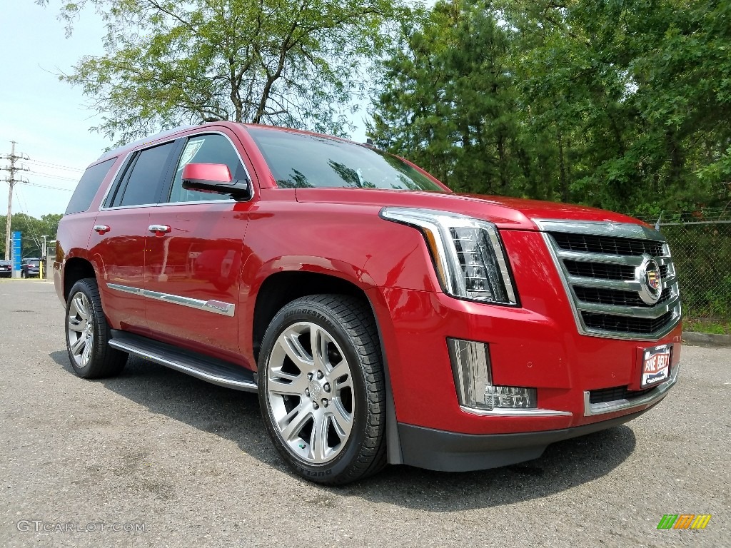 2015 Escalade Luxury 4WD - Crystal Red Tintcoat / Shale/Cocoa photo #1