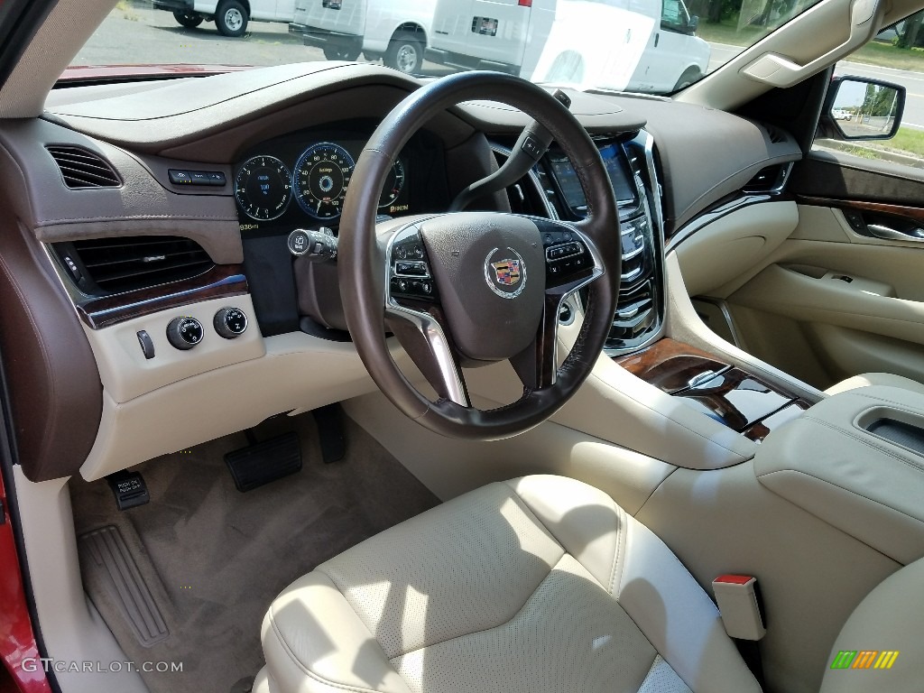 2015 Escalade Luxury 4WD - Crystal Red Tintcoat / Shale/Cocoa photo #14