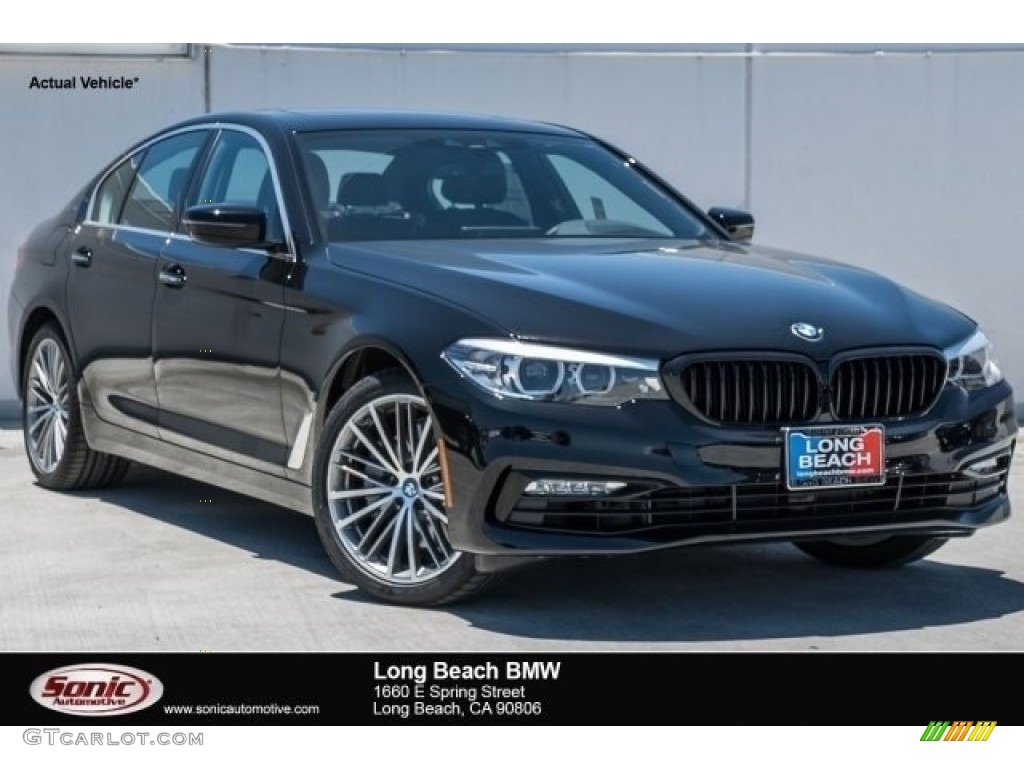 2018 5 Series 530e iPerfomance Sedan - Jet Black / Black photo #1