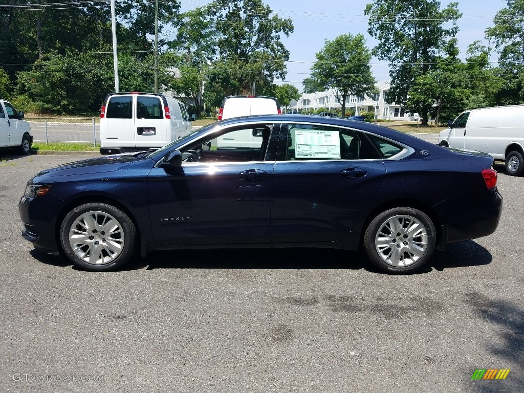2018 Impala LS - Blue Velvet Metallic / Jet Black/Dark Titanium photo #3