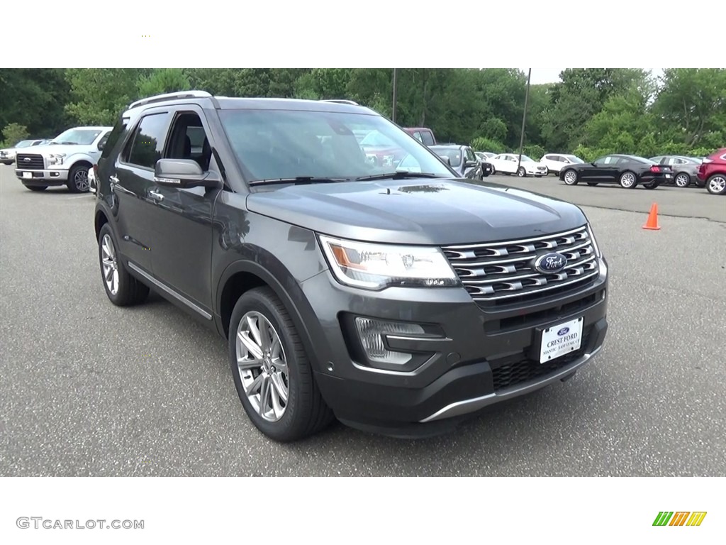2017 Explorer Limited 4WD - Magnetic / Ebony Black photo #1