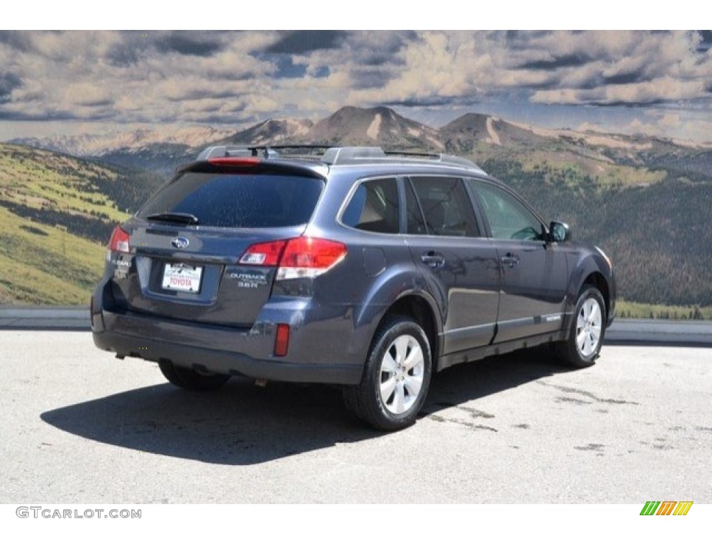 2011 Outback 3.6R Limited Wagon - Graphite Gray Metallic / Off Black photo #3