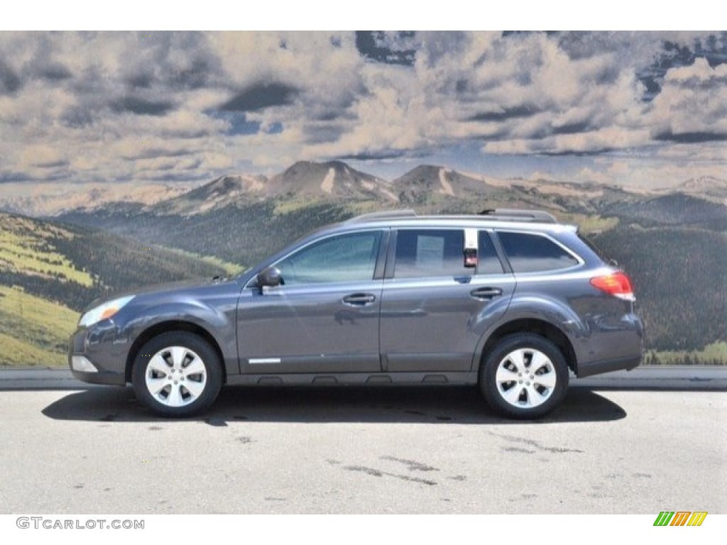 2011 Outback 3.6R Limited Wagon - Graphite Gray Metallic / Off Black photo #6