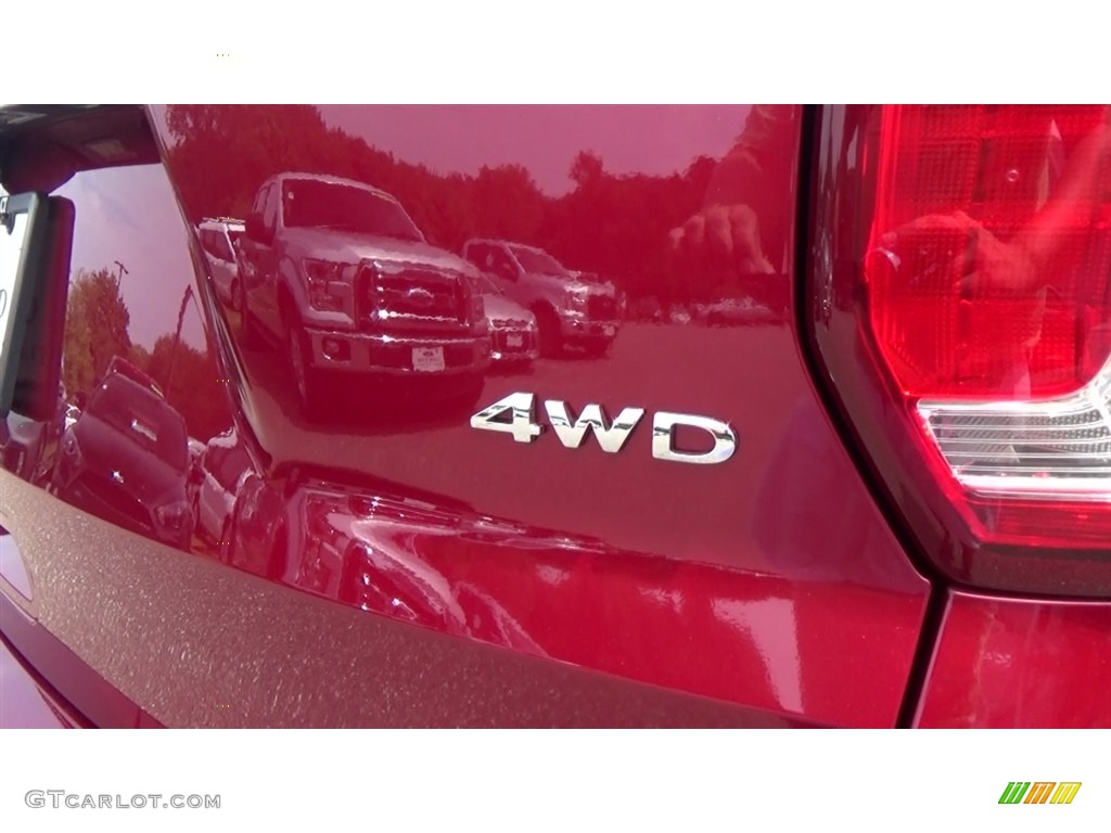 2017 Explorer XLT 4WD - Ruby Red / Medium Light Camel photo #9