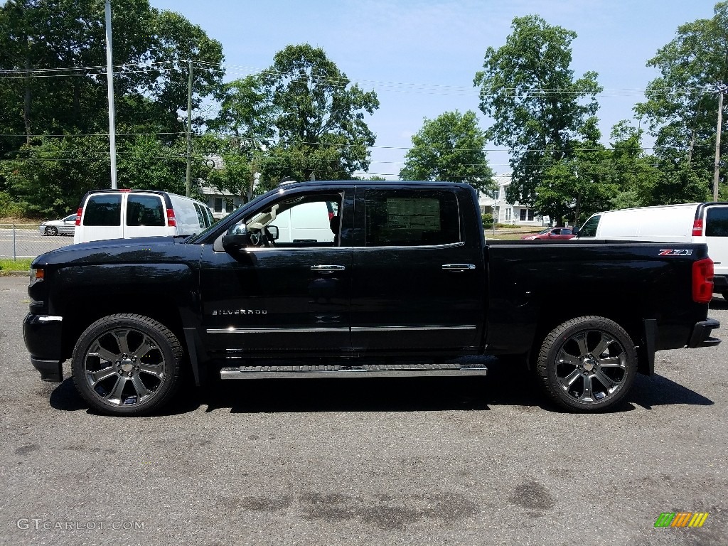 2017 Silverado 1500 LTZ Crew Cab 4x4 - Black / Cocoa/­Dune photo #3