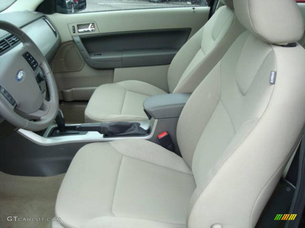 2008 Focus SES Coupe - Black / Medium Stone photo #10