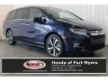 2018 Obsidian Blue Pearl Honda Odyssey Elite  photo #1