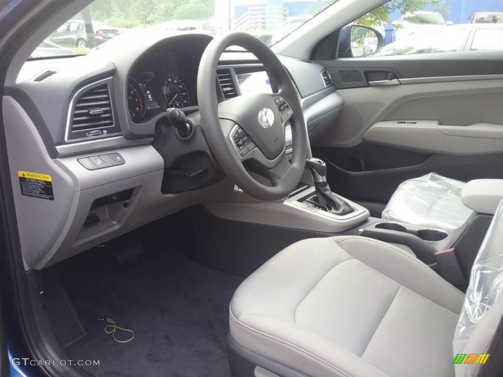 Gray Interior 2018 Hyundai Elantra Limited Photo #121802261