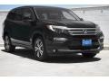 2017 Crystal Black Pearl Honda Pilot EX  photo #1