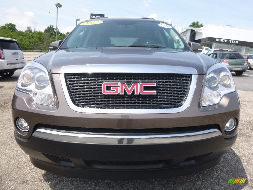 2012 Acadia SLT AWD - Medium Brown Metallic / Ebony photo #3