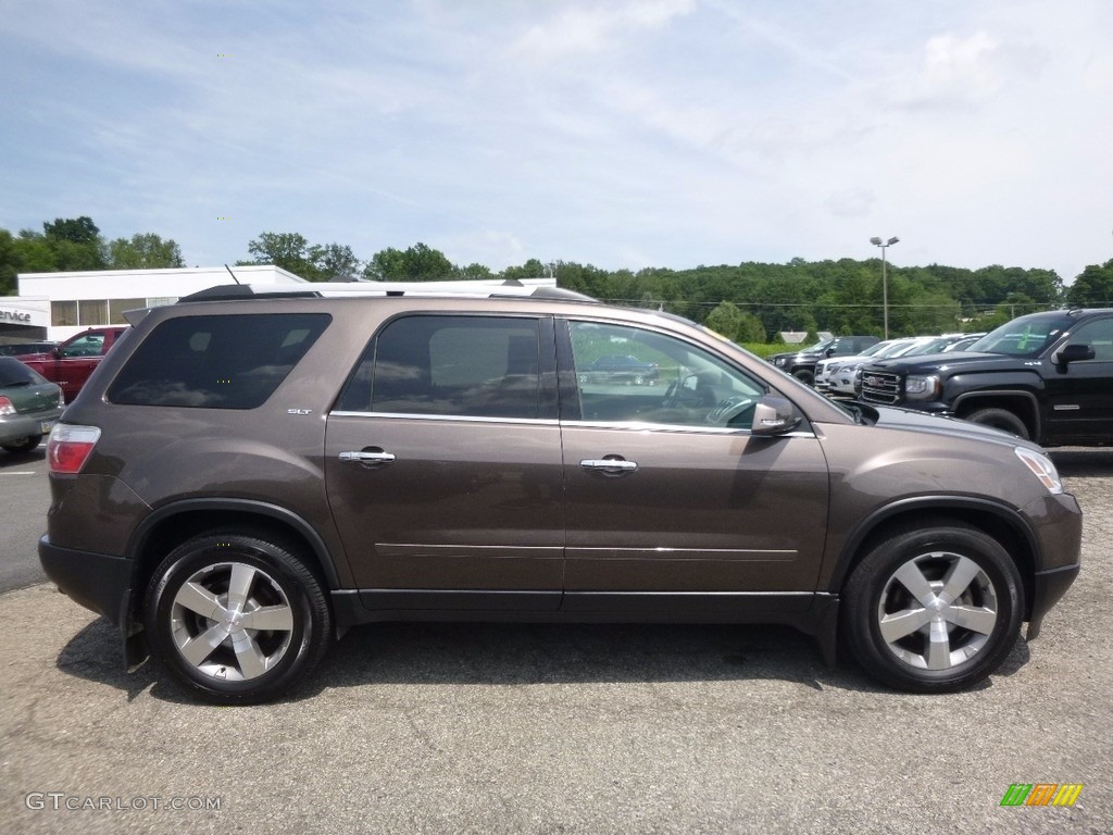 2012 Acadia SLT AWD - Medium Brown Metallic / Ebony photo #5
