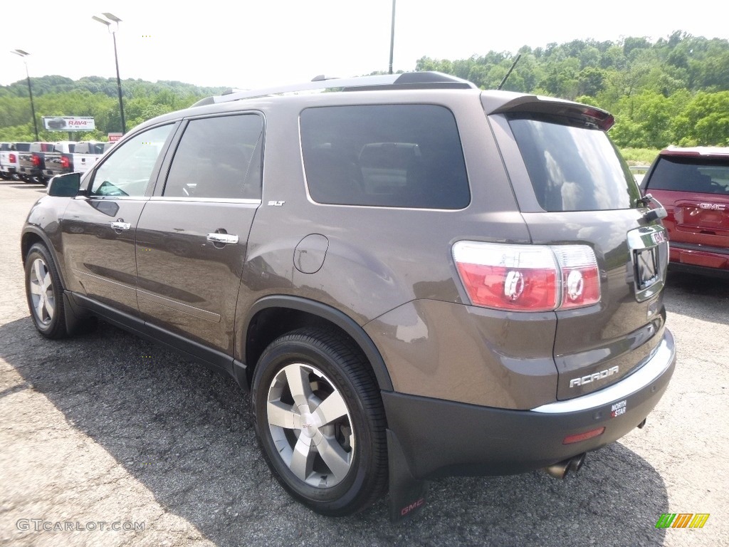 2012 Acadia SLT AWD - Medium Brown Metallic / Ebony photo #11