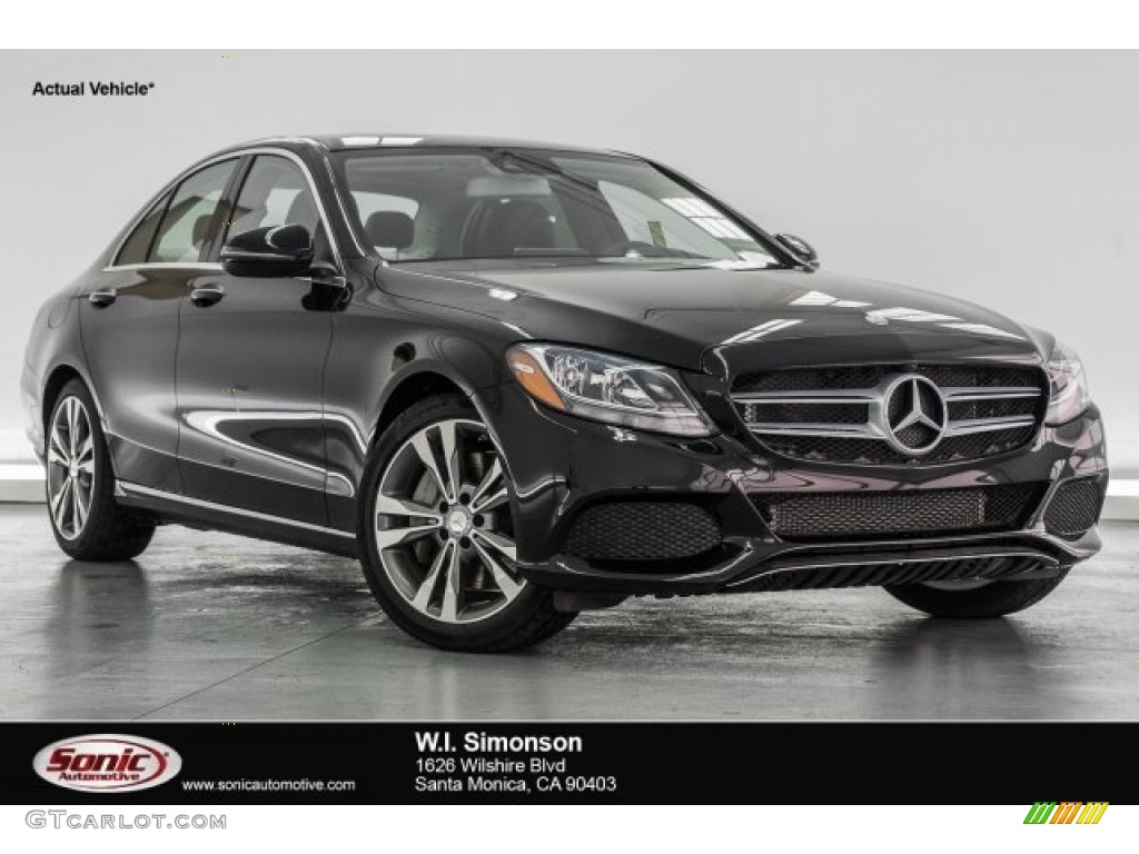 2017 C 350e Plug-in Hybrid Sedan - Black / Black photo #1