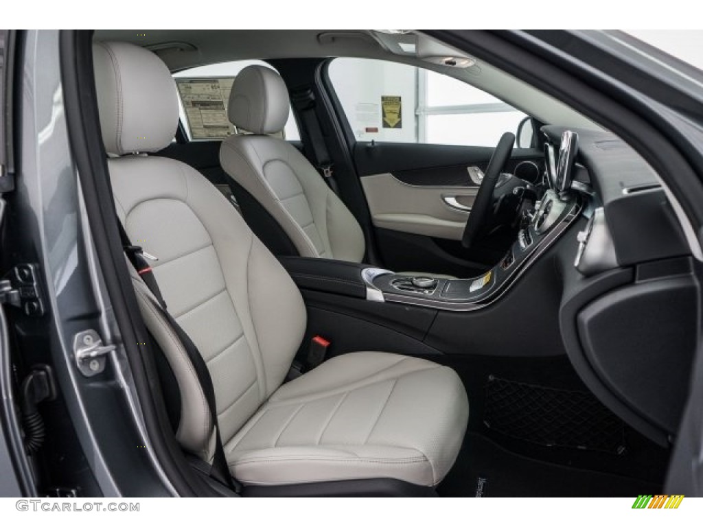 Crystal Grey/Black Interior 2017 Mercedes-Benz C 350e Plug-in Hybrid Sedan Photo #121806348