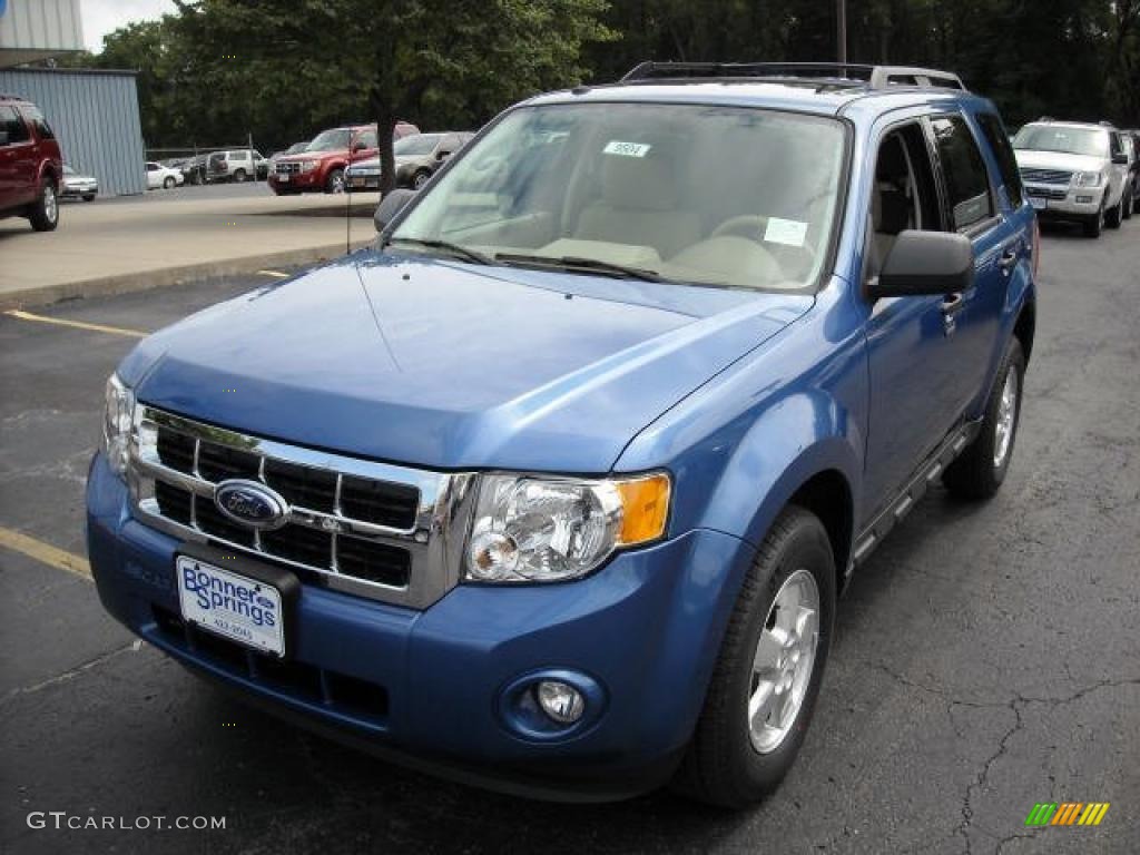 2009 Escape XLT V6 - Sport Blue Metallic / Stone photo #2