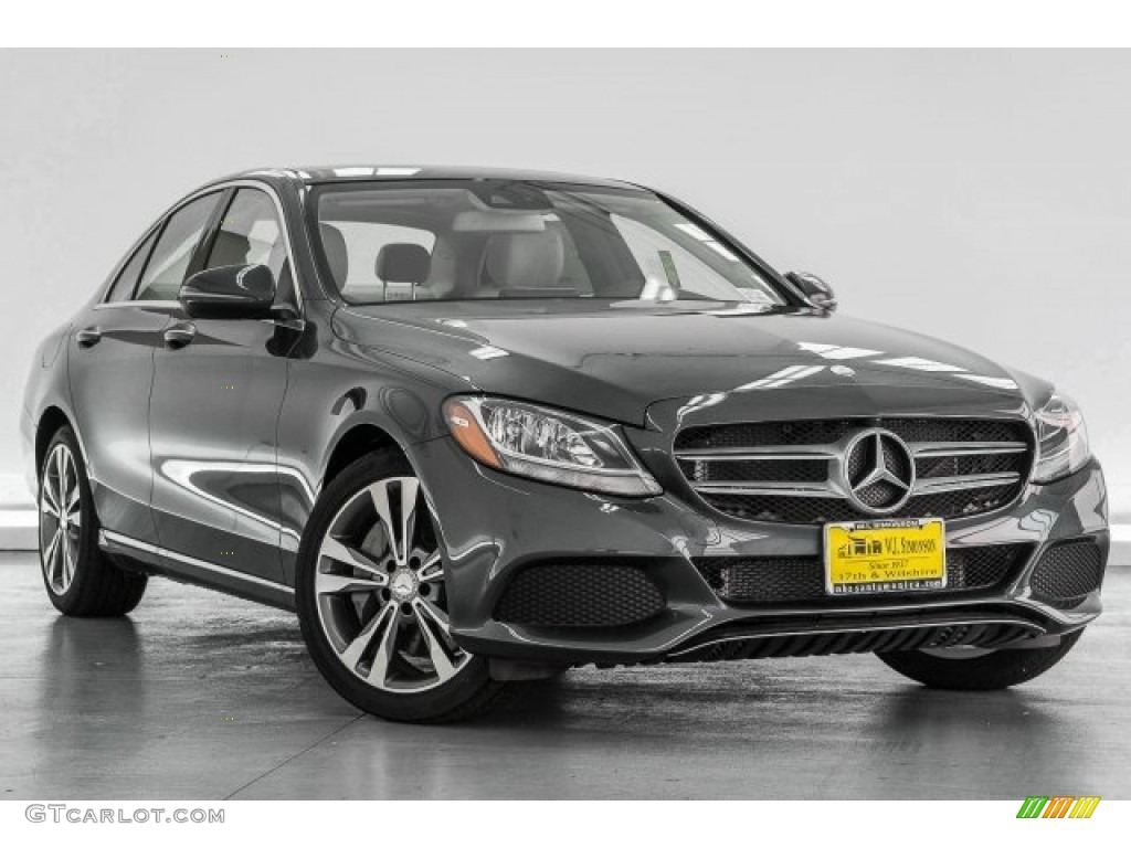 Selenite Grey Metallic 2017 Mercedes-Benz C 350e Plug-in Hybrid Sedan Exterior Photo #121806525