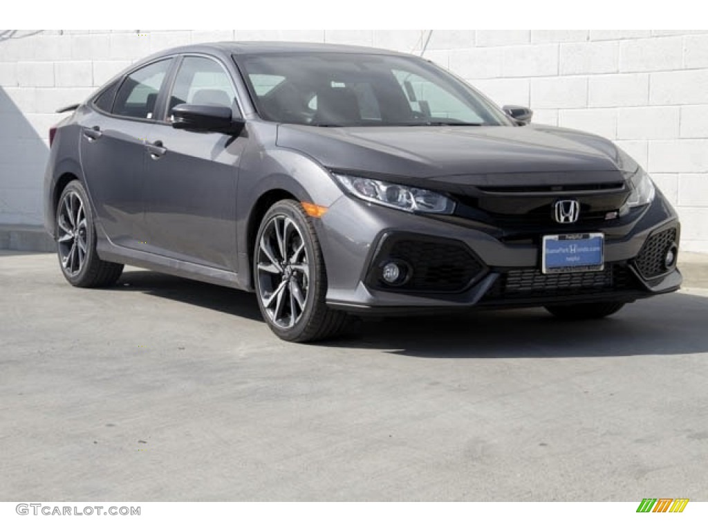2017 Civic Si Sedan - Modern Steel Metallic / Black photo #1