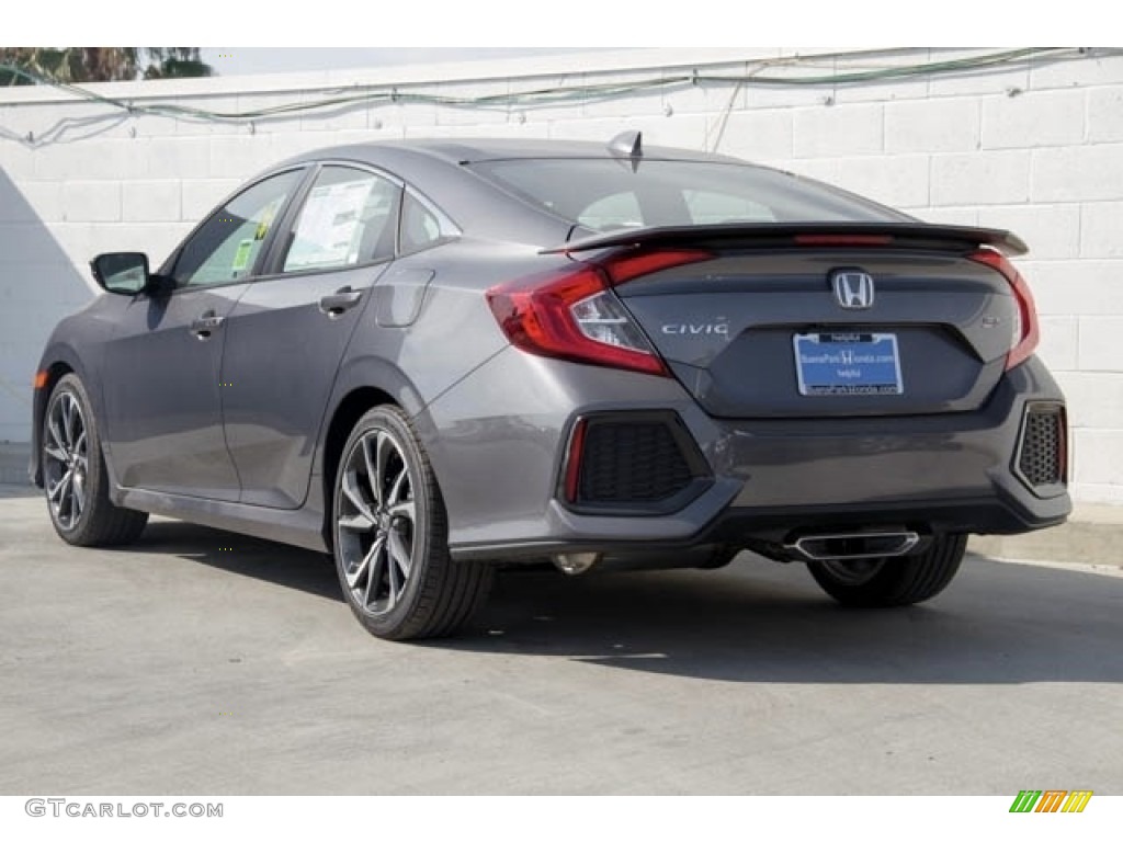 2017 Civic Si Sedan - Modern Steel Metallic / Black photo #2