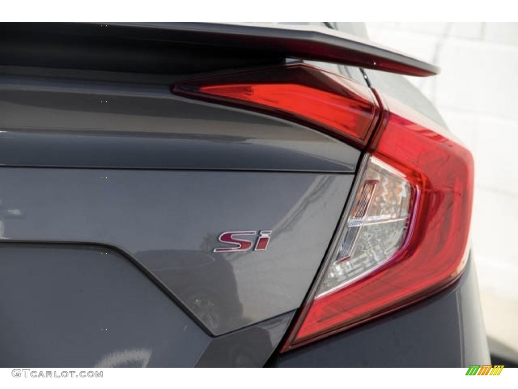 2017 Civic Si Sedan - Modern Steel Metallic / Black photo #4