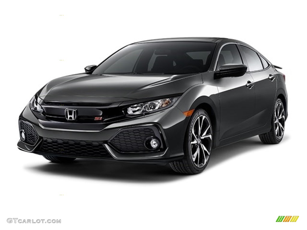 2017 Civic Si Sedan - Modern Steel Metallic / Black photo #21