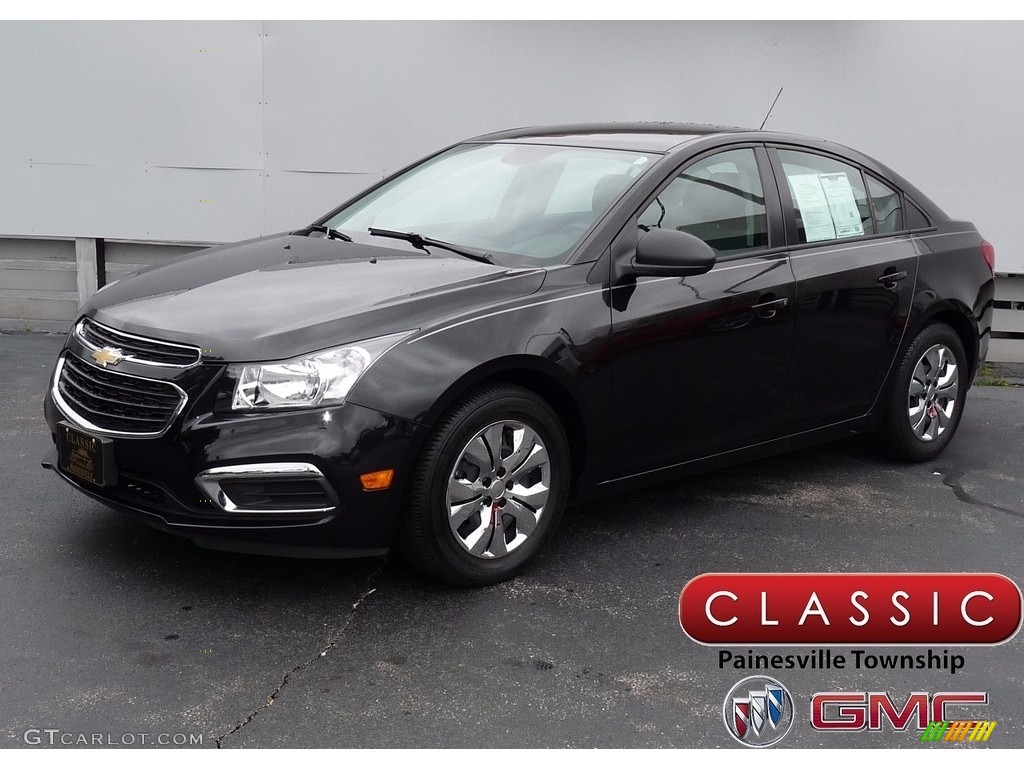 2015 Cruze LS - Black Granite Metallic / Jet Black/Medium Titanium photo #1