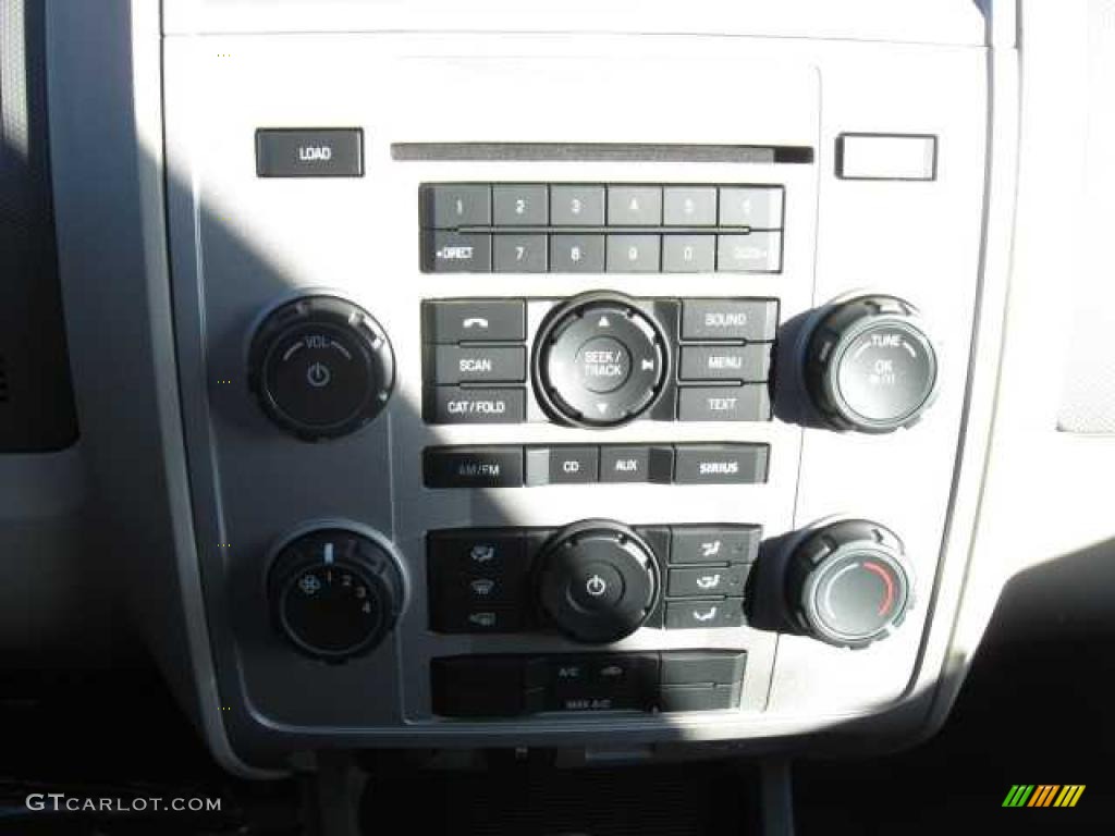 2009 Escape XLT V6 4WD - Black Pearl Slate Metallic / Stone photo #11