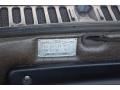 2002 Rolls-Royce Silver Seraph Standard Silver Seraph Model Info Tag