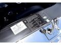2002 Rolls-Royce Silver Seraph Standard Silver Seraph Model Info Tag