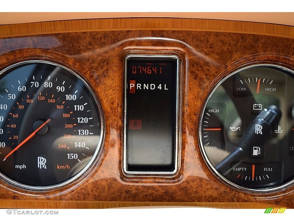 2002 Rolls-Royce Silver Seraph Standard Silver Seraph Model Gauges Photo #121810972