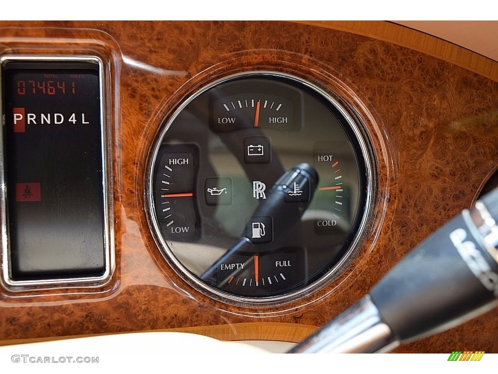 2002 Rolls-Royce Silver Seraph Standard Silver Seraph Model Gauges Photos