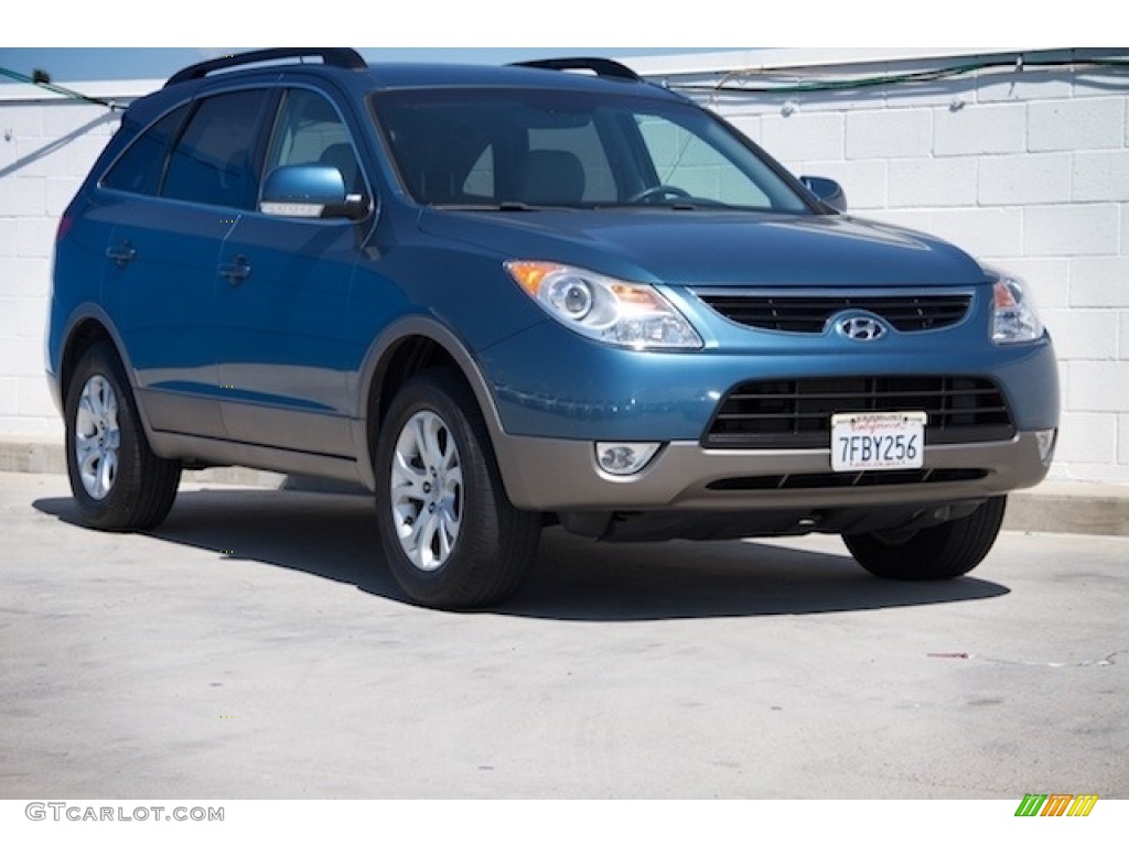 2012 Veracruz GLS AWD - Athens Blue / Gray photo #1