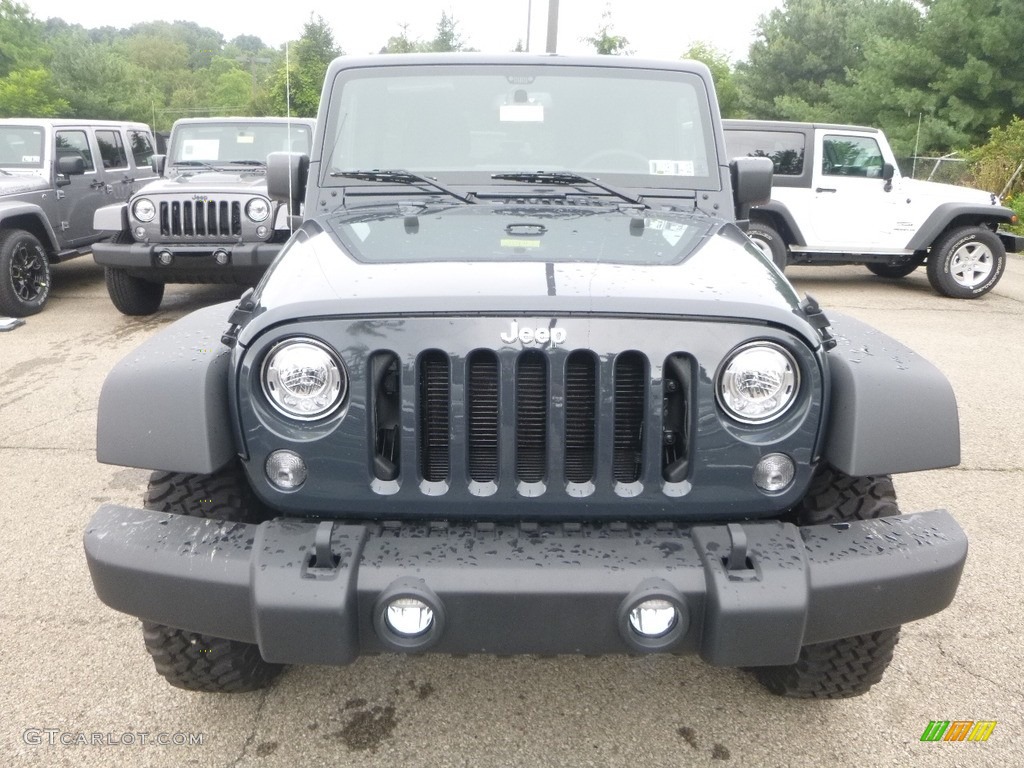 2017 Wrangler Unlimited Rubicon 4x4 - Rhino / Black photo #8