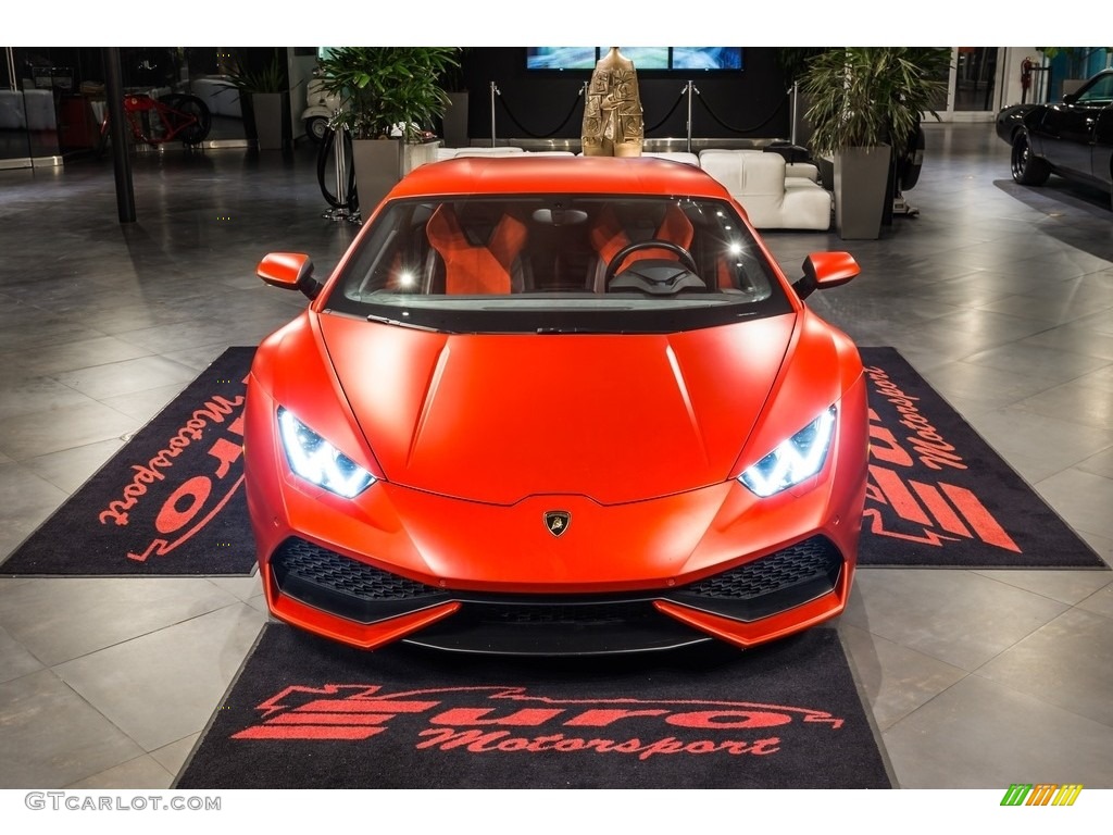 2015 Huracan LP 610-4 - Rosso Matte / Rosso Alala/Nero Ade photo #1