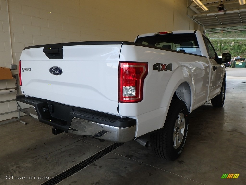 2017 F150 XL Regular Cab 4x4 - Oxford White / Earth Gray photo #2