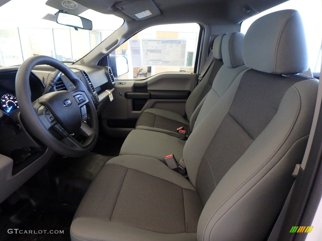 2017 F150 XL Regular Cab 4x4 - Oxford White / Earth Gray photo #6