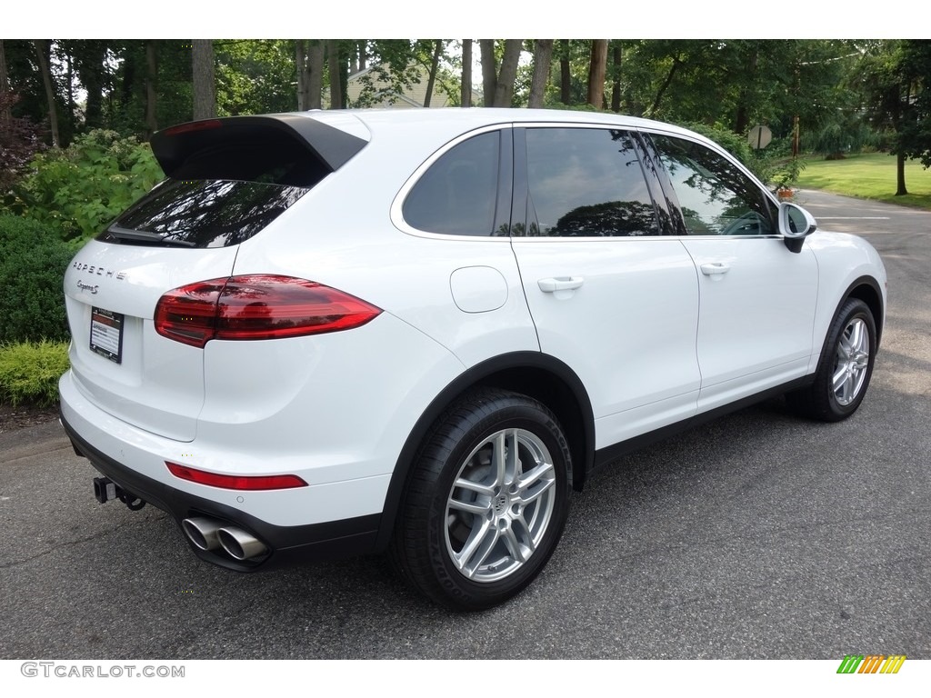 2015 Cayenne S - Carrara White Metallic / Black/Luxor Beige photo #6
