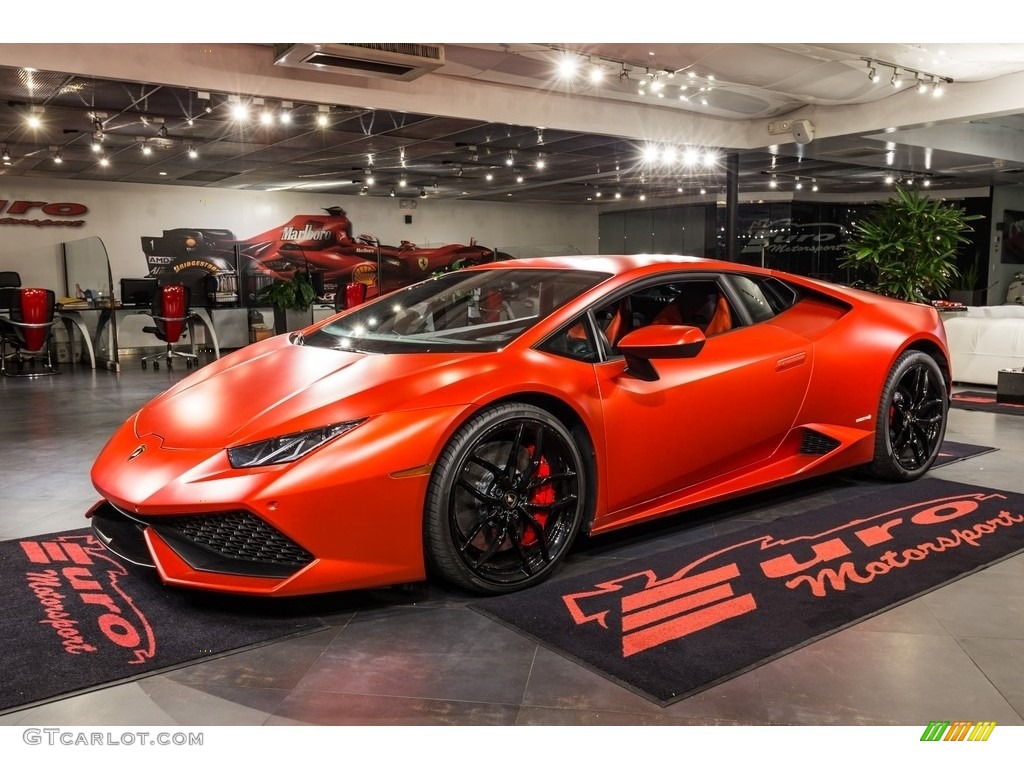 Rosso Matte 2015 Lamborghini Huracan LP 610-4 Exterior Photo #121813417