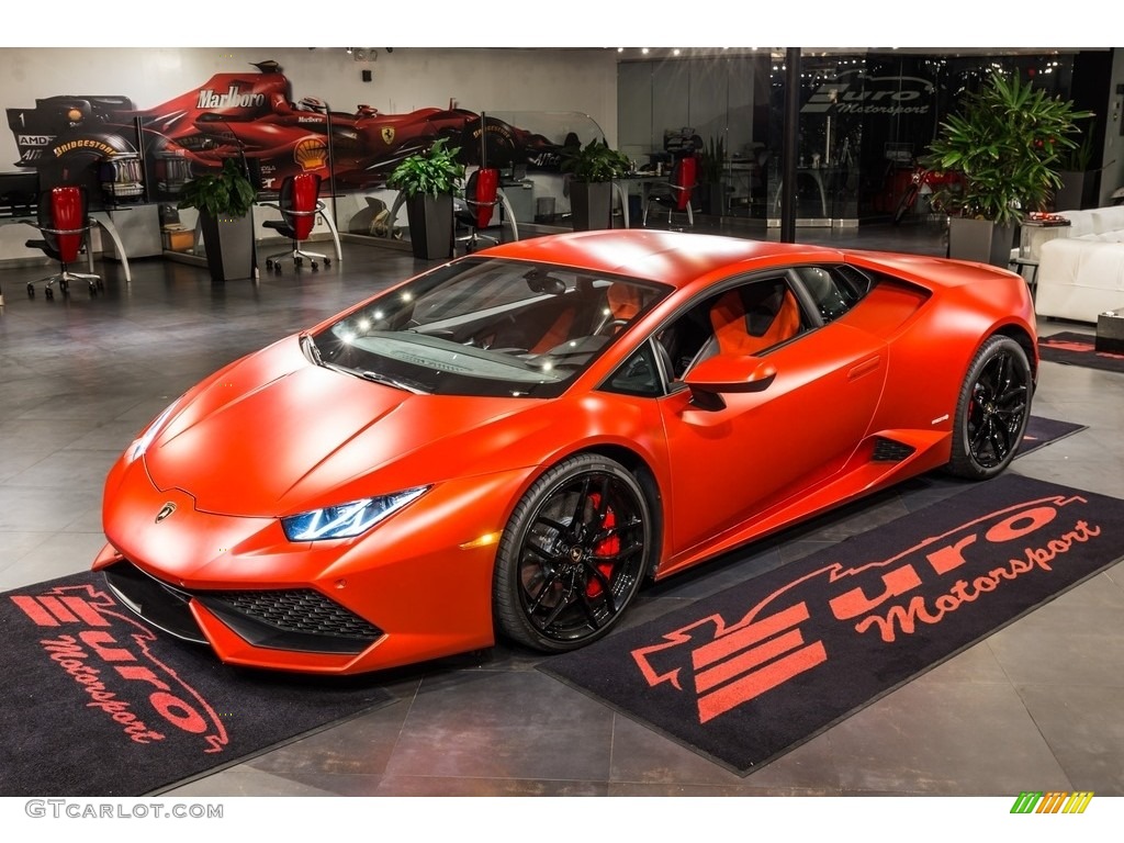 Rosso Matte 2015 Lamborghini Huracan LP 610-4 Exterior Photo #121813522