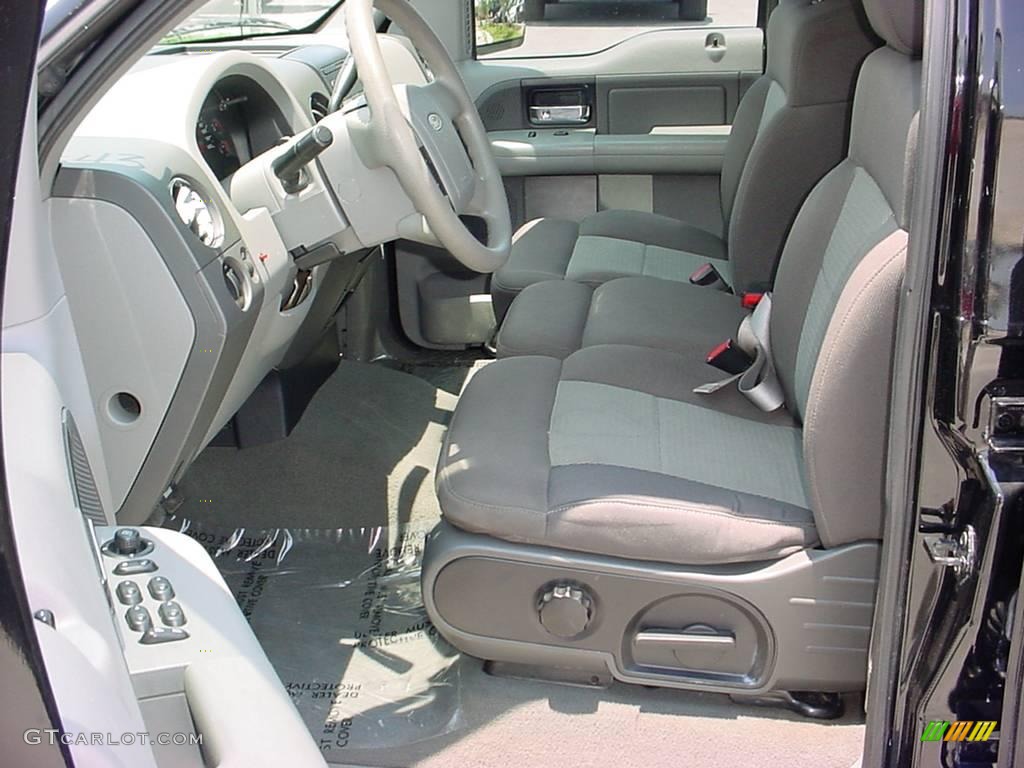 2006 F150 XLT SuperCrew - Black / Medium/Dark Flint photo #11