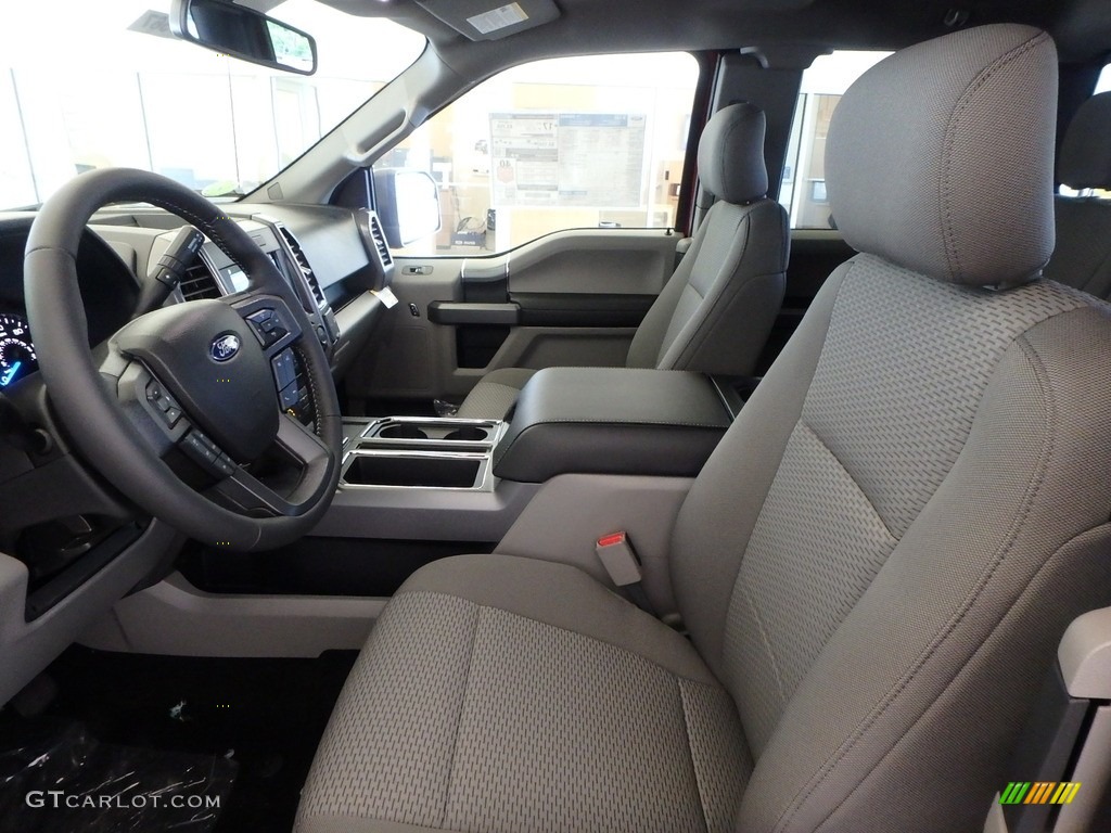 2017 F150 XLT SuperCab 4x4 - Ruby Red / Earth Gray photo #6