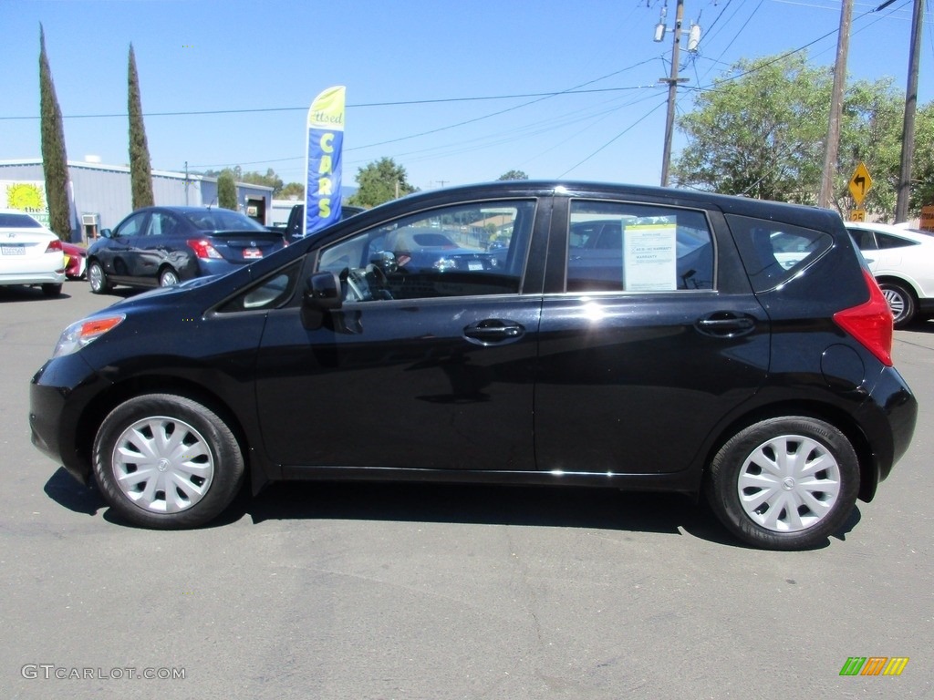 2014 Versa Note S - Super Black / Charcoal photo #4
